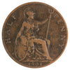 Great Britain 1901 1/2 Penny F-VF (F15)