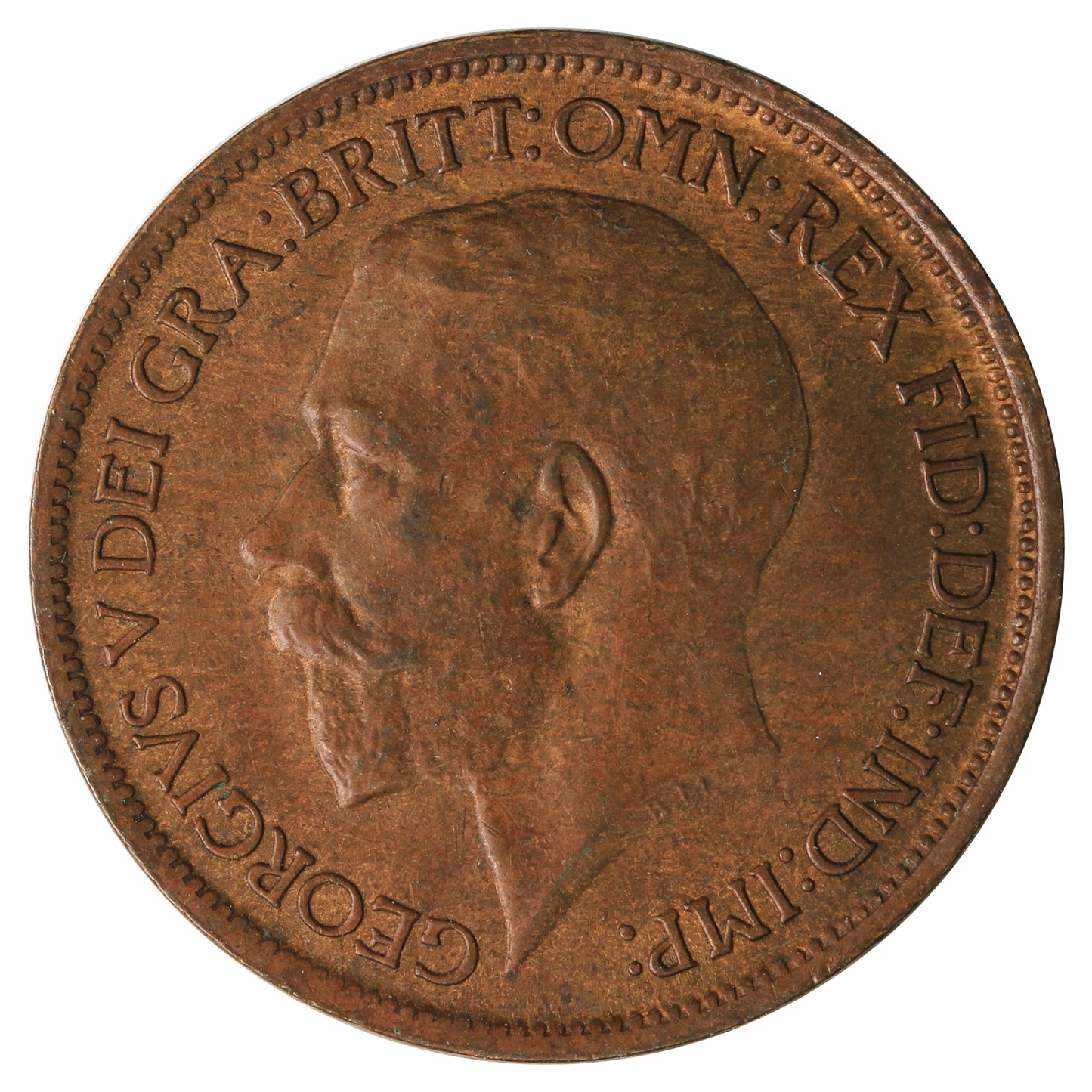 Great Britain 1921 1/2 Penny Extra Fine (EF40)