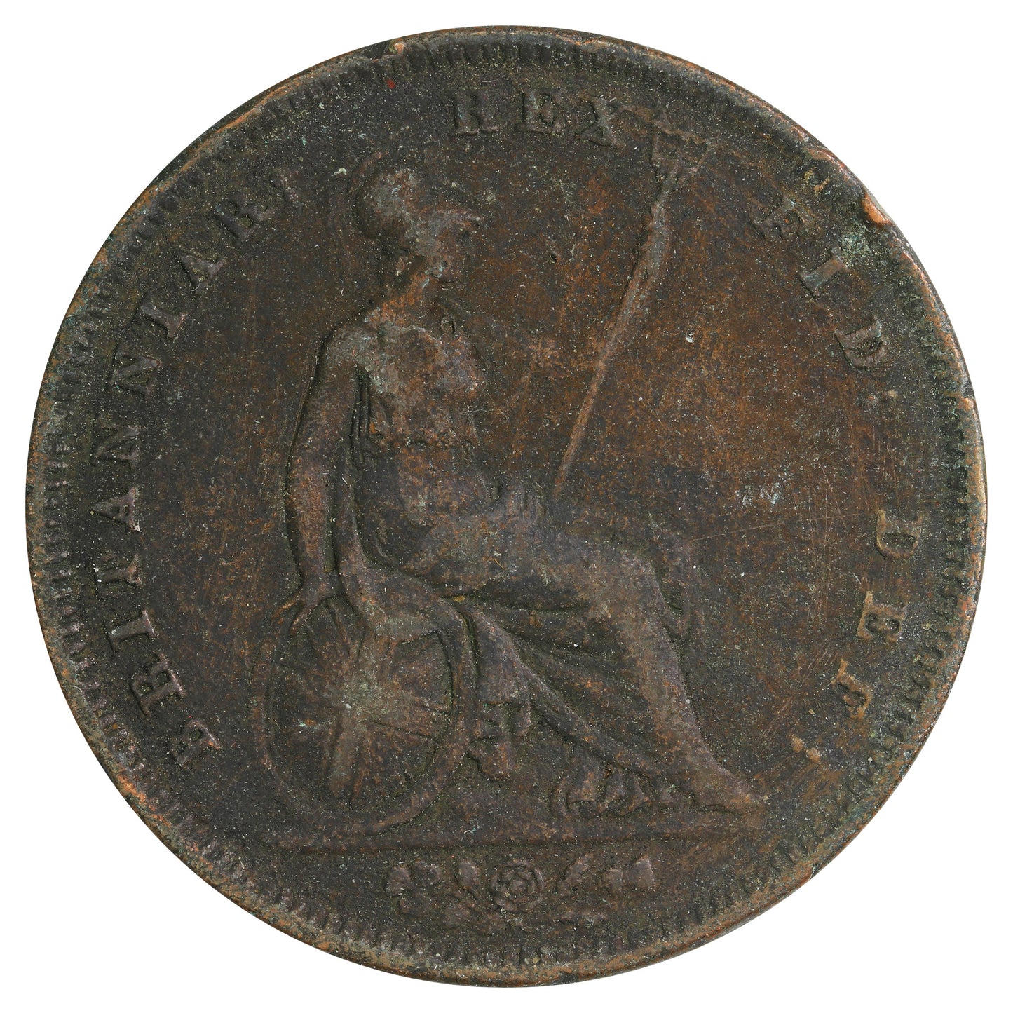 Great Britain 1831 Penny Fine (F12)