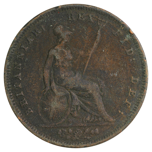 Great Britain 1831 Penny Fine (F12)
