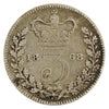 Great Britain 1868 3 Pence Fine (F12)