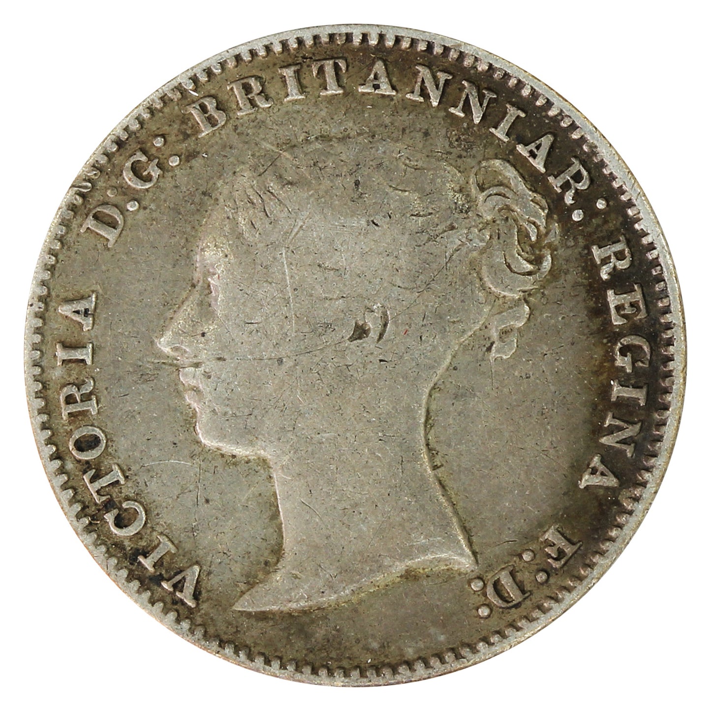 Great Britain 1868 3 Pence Fine (F12)