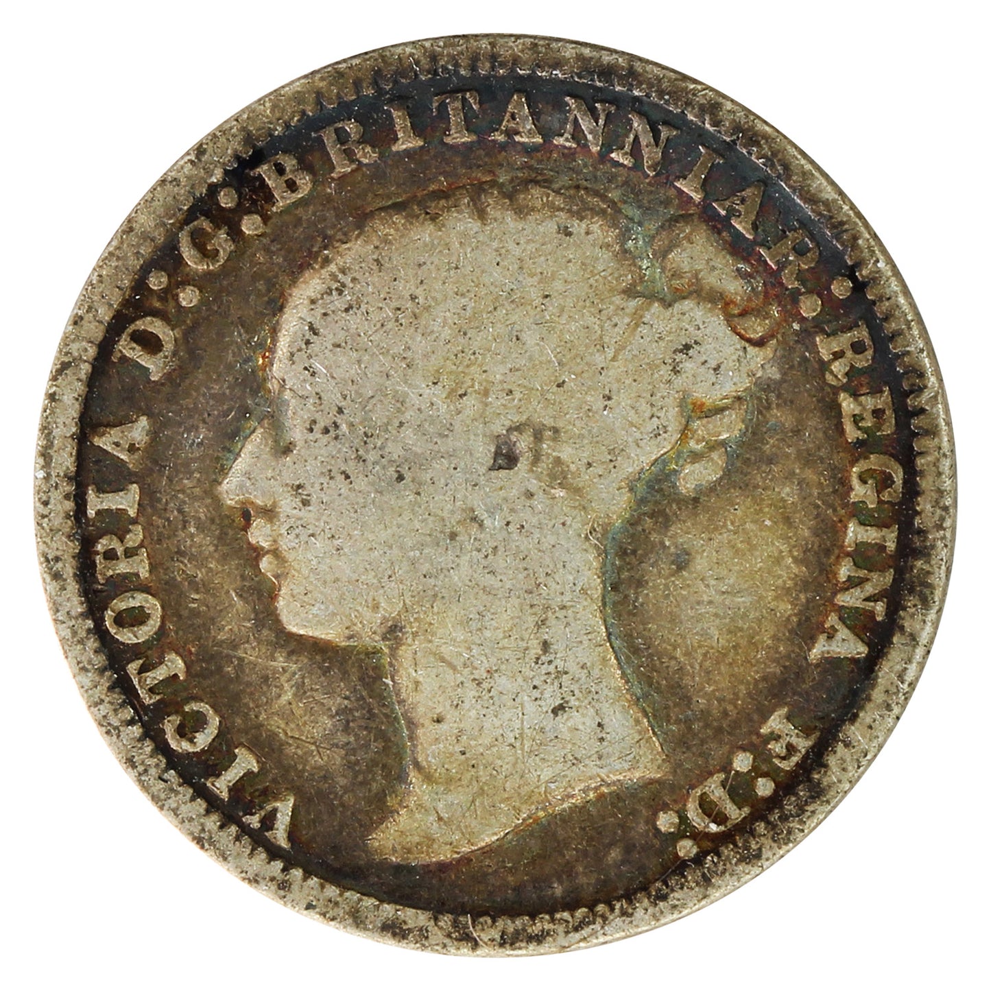 Great Britain 1874 3 Pence Very Good (VG8)