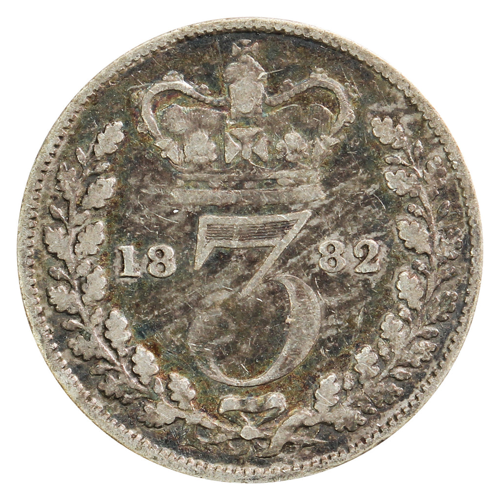 Great Britain 1882 3 Pence VG-F (VG10)