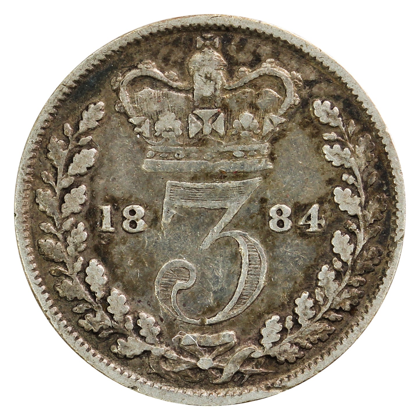 Great Britain 1884 3 Pence Very Fine (VF20)