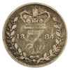 Great Britain 1884 3 Pence VG-F (VG10)