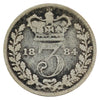 Great Britain 1884 3 Pence G-VG (G6)