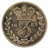Great Britain 1885 3 Pence G-VG (G6)