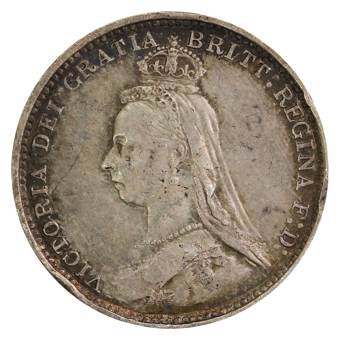 Great Britain 1887 Jubilee 3 Pence Extra Fine (EF40)