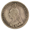 Great Britain 1891 3 Pence Fine (F-12)