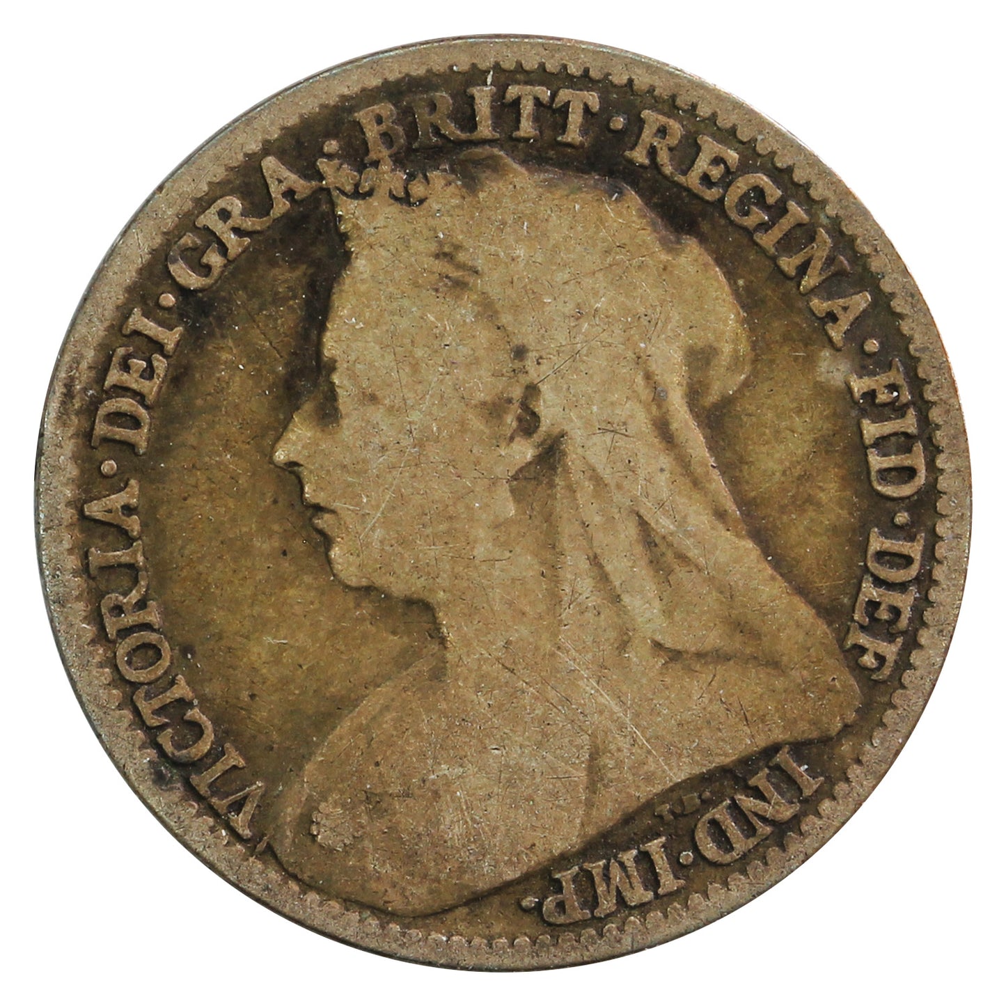 Great Britain 1893 Closed 3 3 Pence Very Good (VG8)