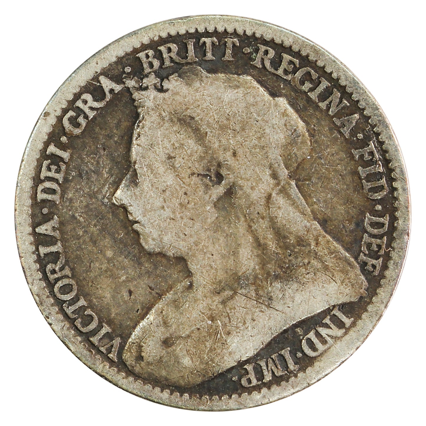 Great Britain 1893 Closed 3 3 Pence G-VG (G6)