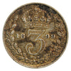 Great Britain 1899 3 Pence Very Fine (VF-20)