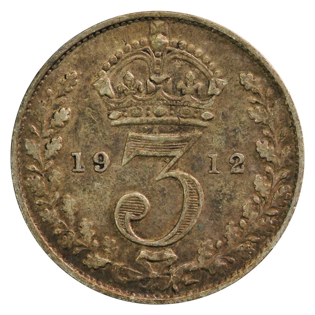 Great Britain 1912 3 Pence Circulated