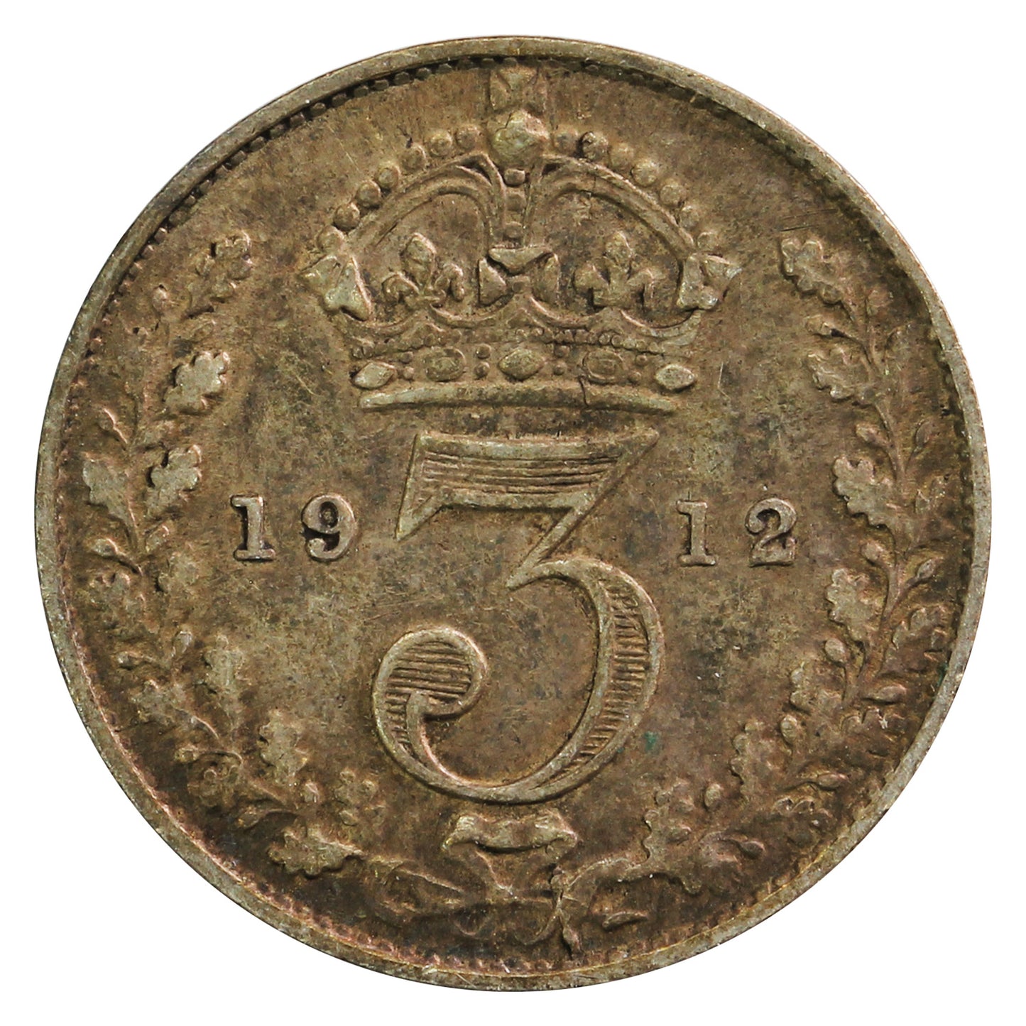 Great Britain 1912 3 Pence Circulated