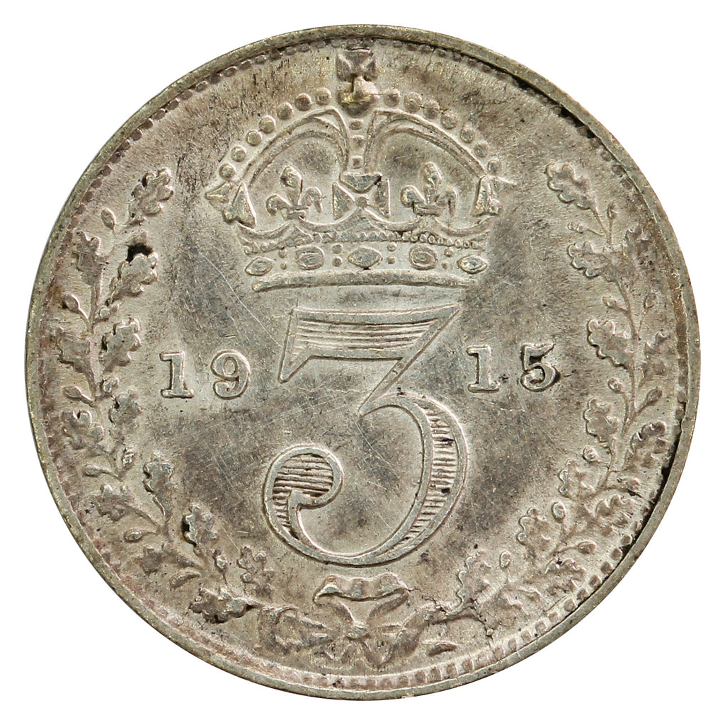 Great Britain 1913 3 Pence Extra Fine (EF40)