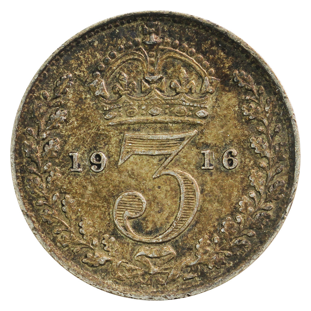 Great Britain 1916 3 Pence Circulated