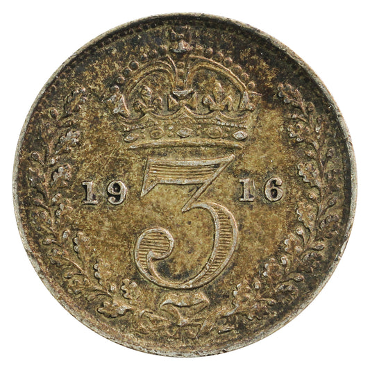 Great Britain 1916 3 Pence Circulated