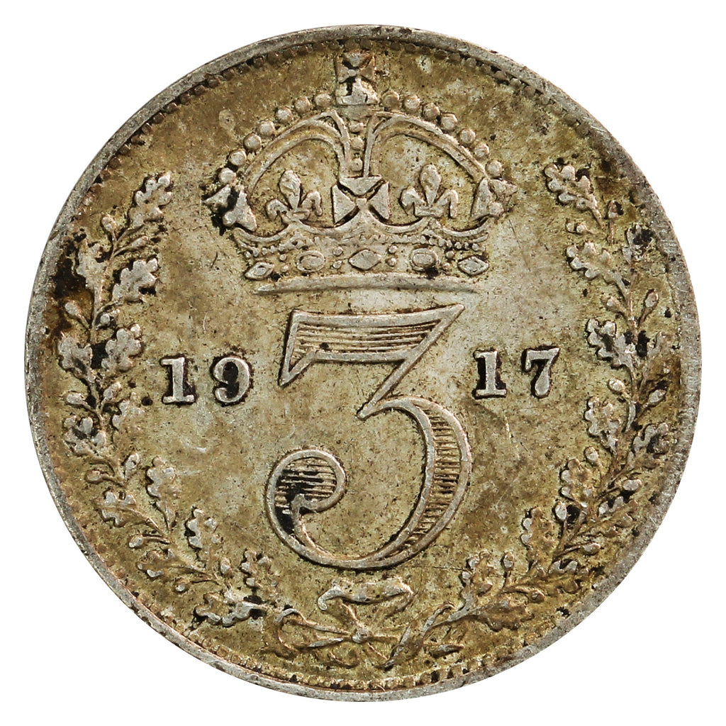 Great Britain 1917 3 Pence Circulated