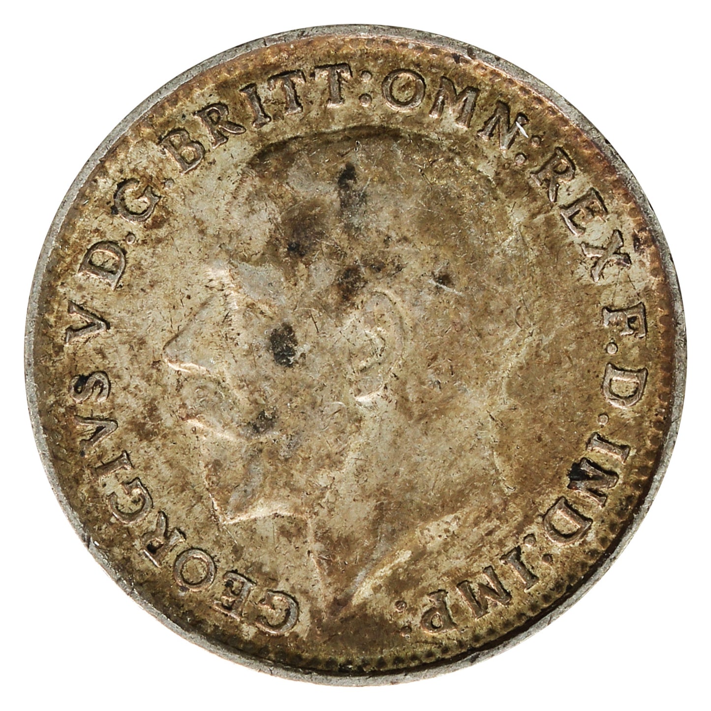 Great Britain 1917 3 Pence Circulated