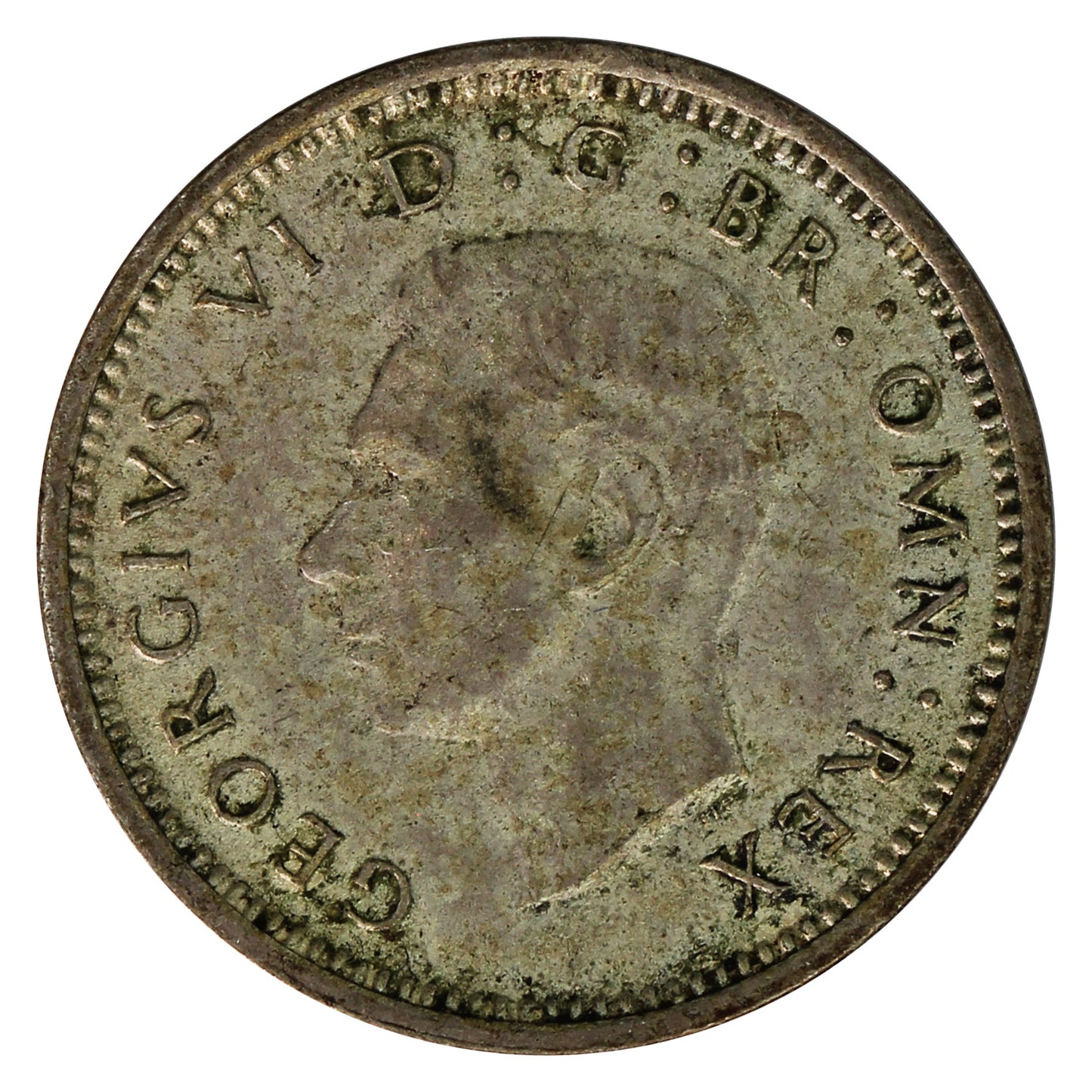 Great Britain 1938 Silver 3 Pence Circulated