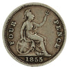 Great Britain 1855 5 Over 3 4 Pence Very Good (VG8)