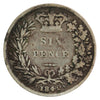 Great Britain 1842 6 Pence VG-F (VG10)