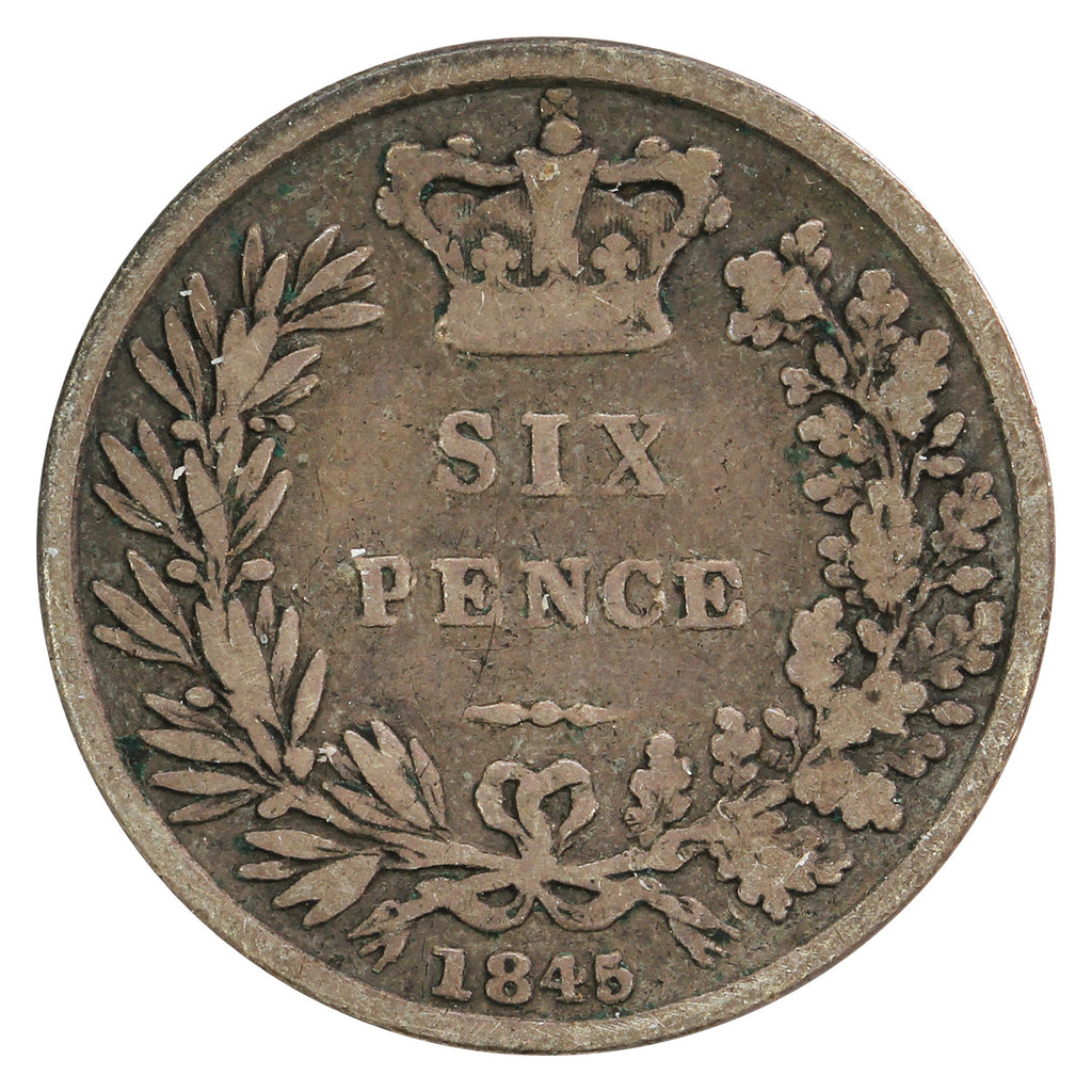 Great Britain 1845 6 Pence Very Good (VG8)
