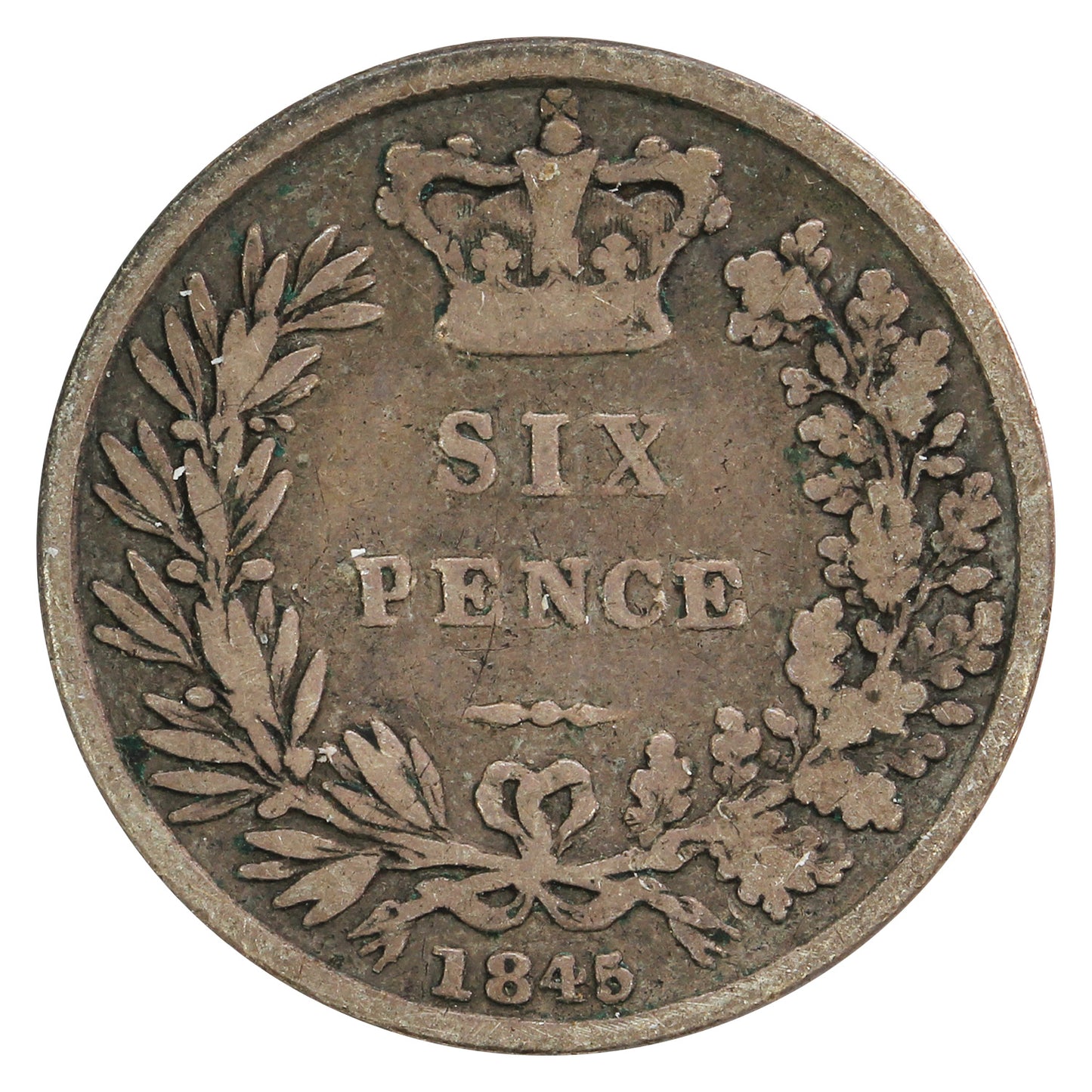 Great Britain 1845 6 Pence Very Good (VG8)