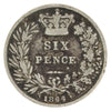 Great Britain 1866 Die #37 6 Pence VG-F (VG10)