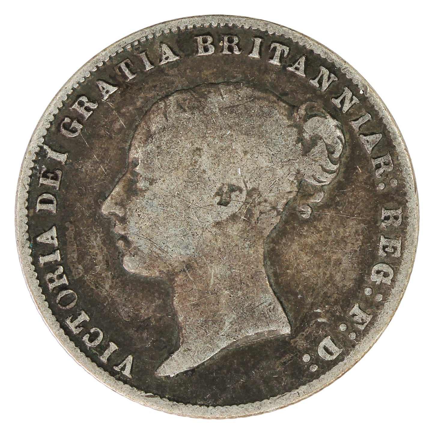 Great Britain 1866 Die #37 6 Pence VG-F (VG10)