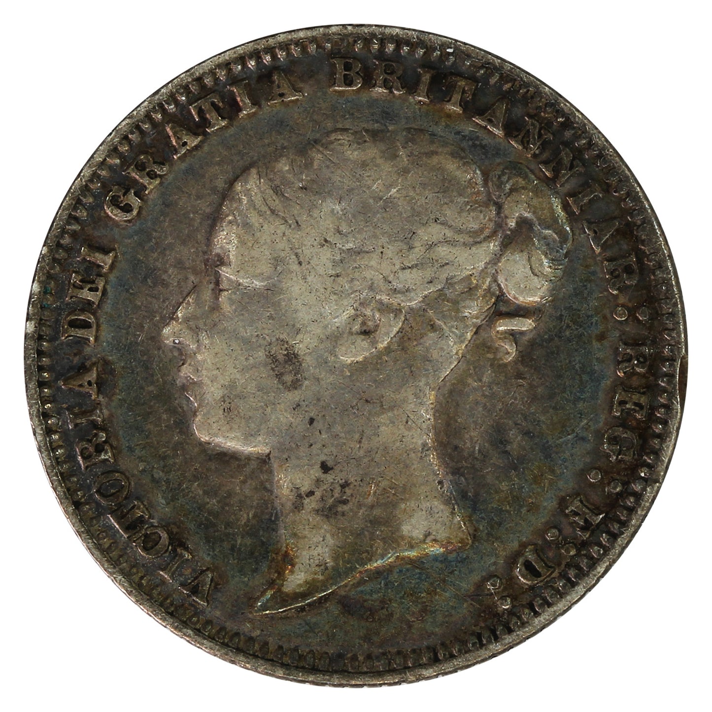 Great Britain 1875 Die #52 6 Pence Fine (F12)