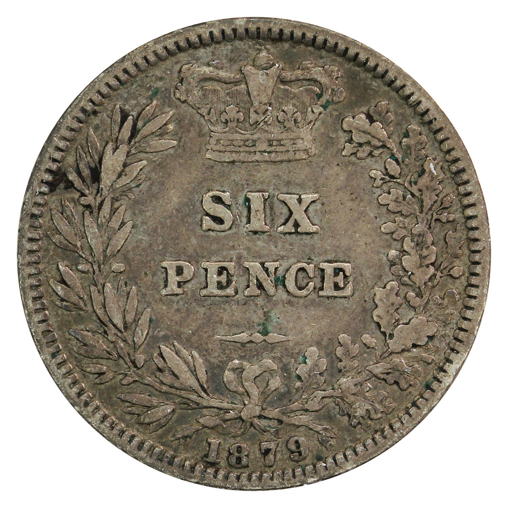 Great Britain 1879 6 Pence Very Good (VG8)