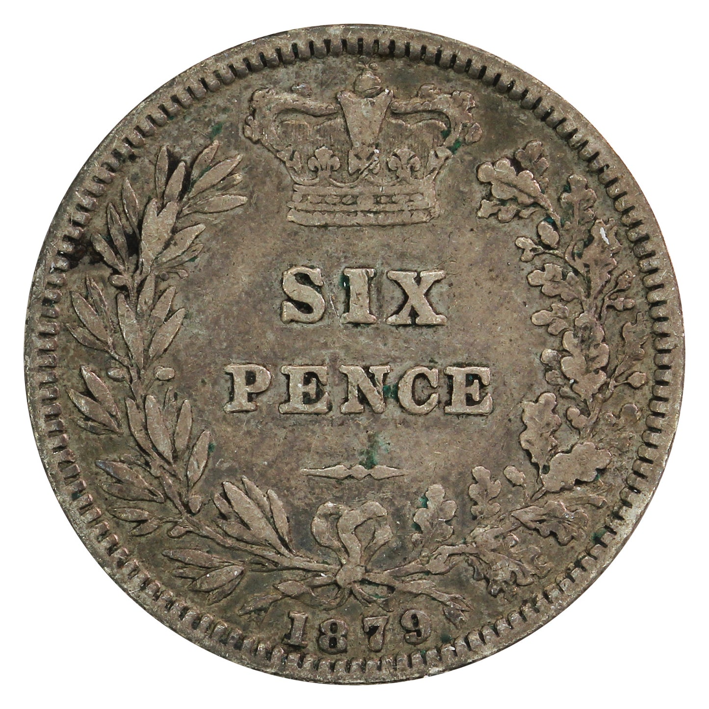 Great Britain 1879 6 Pence Very Good (VG8)