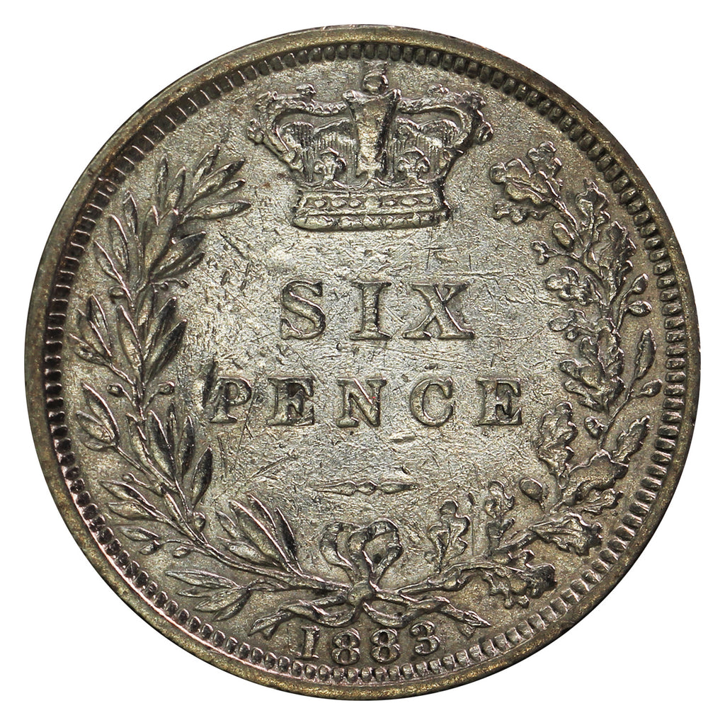 Great Britain 1883 6 Pence Extra Fine (EF40)