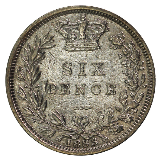 Great Britain 1883 6 Pence Extra Fine (EF40)