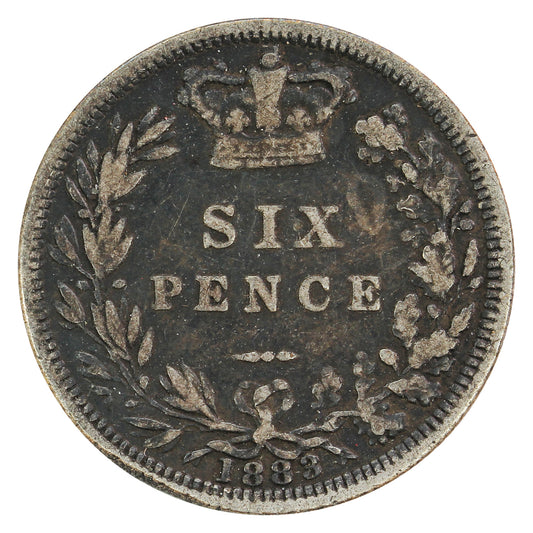 Great Britain 1883 6 Pence Very Fine (VF20)