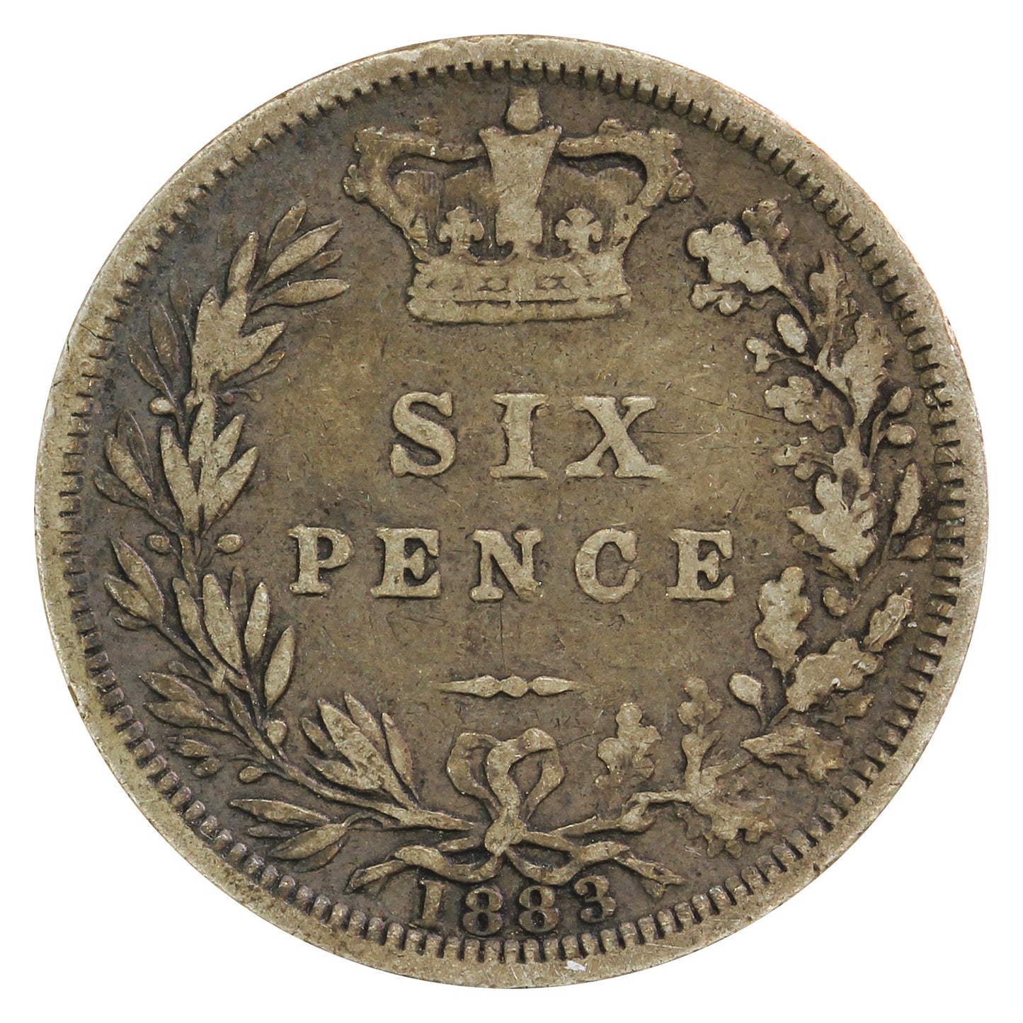 Great Britain 1883 6 Pence F-VF (F15)