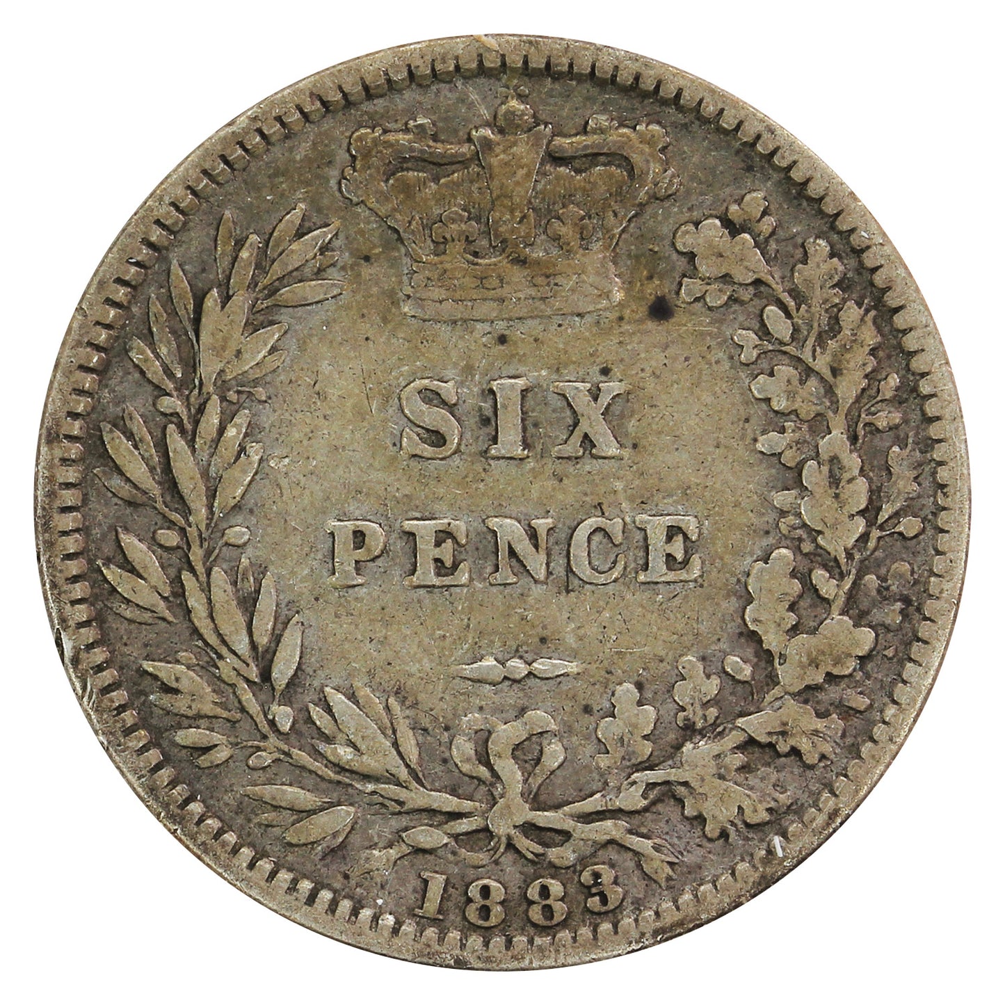 Great Britain 1883 6 Pence VG-F (VG10)