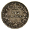 Great Britain 1885 6 Pence VF-EF (VF30)