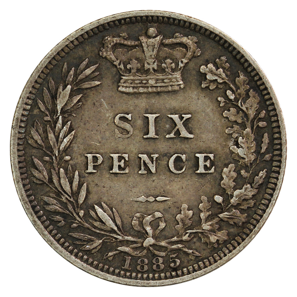 Great Britain 1885 6 Pence VF-EF (VF30)