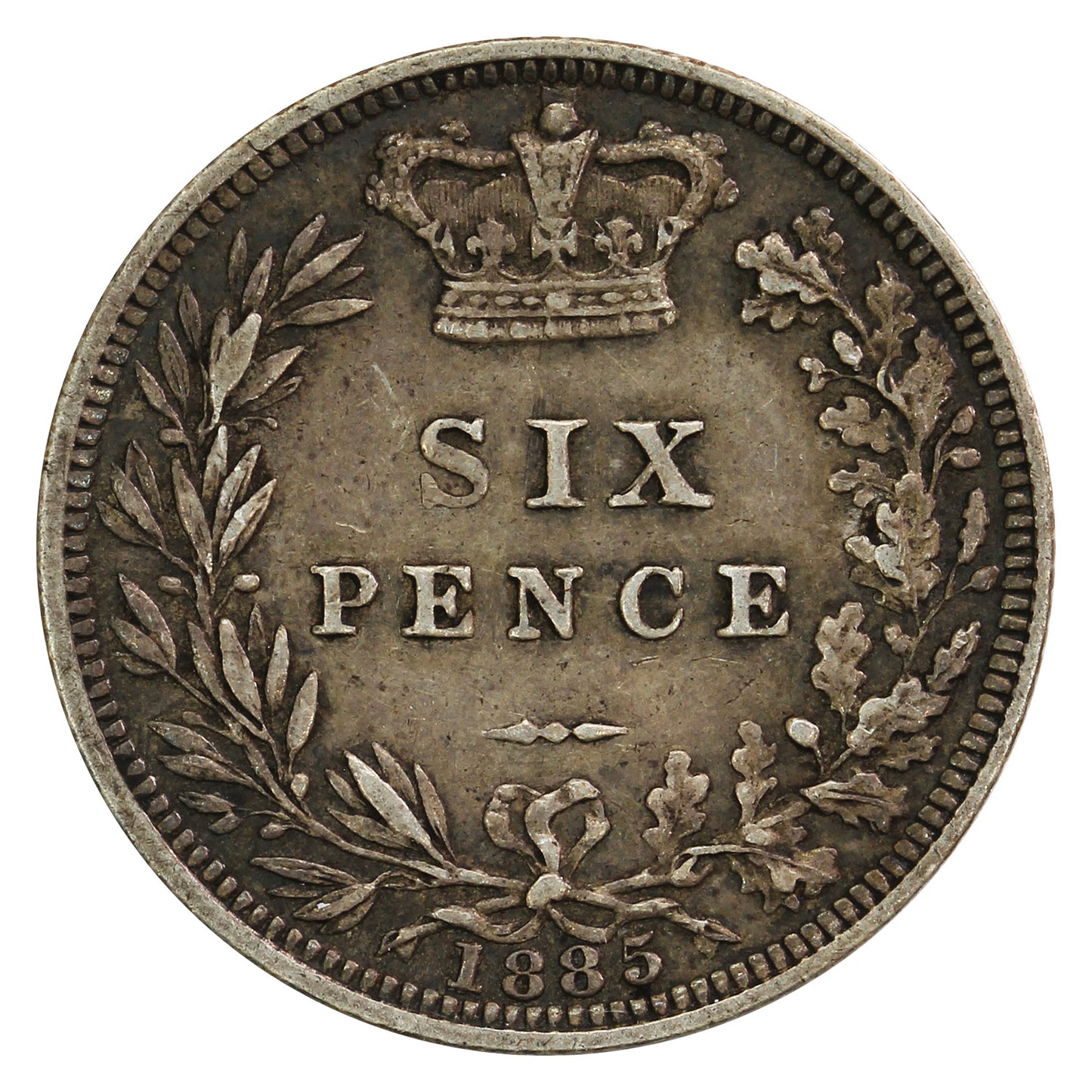 Great Britain 1885 6 Pence VF-EF (VF30)