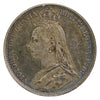 Great Britain 1887 Jubilee 6 Pence Almost Uncirculated (AU50)