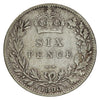 Great Britain 1890 6 Pence Fine (F12)