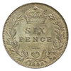 Great Britain 1892 6 Pence Extra Fine (EF40)