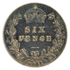 Great Britain 1897 6 Pence Very Fine (VF20)