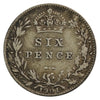Great Britain 1901 6 Pence F-VF (F15)