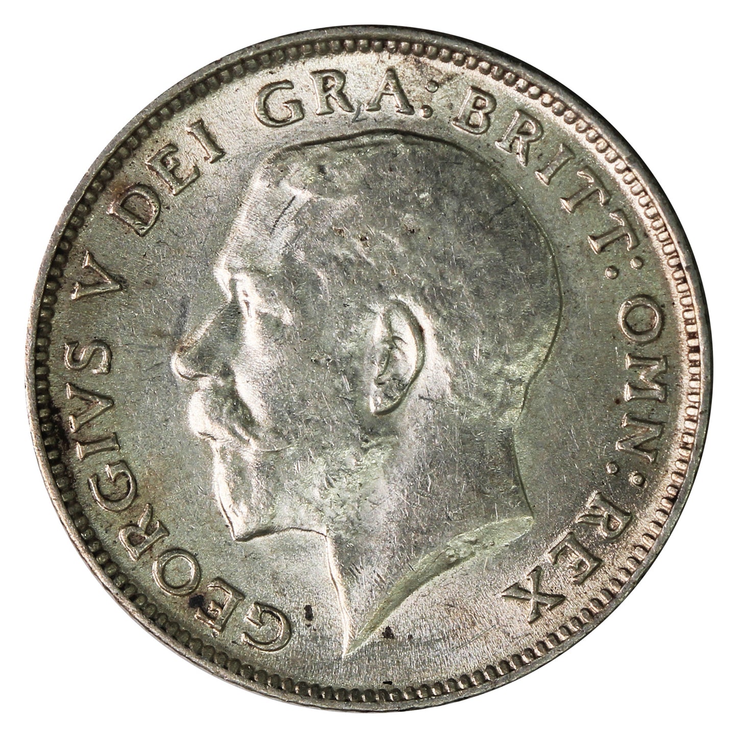 Great Britain 1912 6 Pence Almost Uncirculated (AU50)
