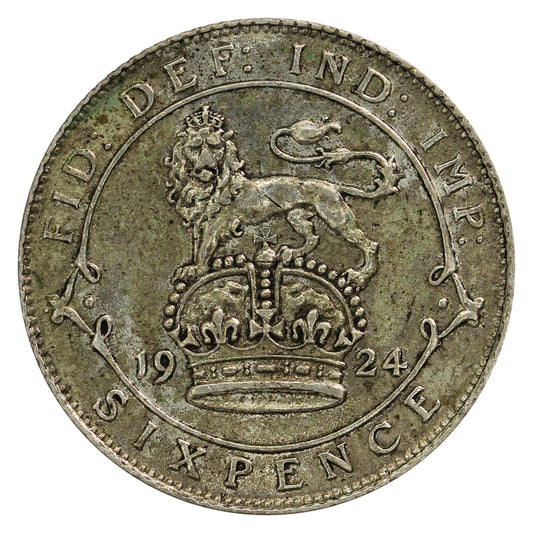 Great Britain 1924 6 Pence VF-EF (VF30)
