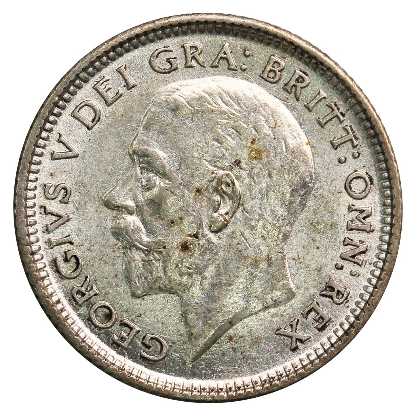 Great Britain 1926 6 Pence Almost Uncirculated (AU50)